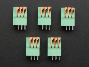Configurable Spring Terminal Blocks - 3 Pin 0.1" Pitch x 5