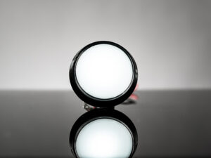 Large Arcade Button with LED - 60mm White
