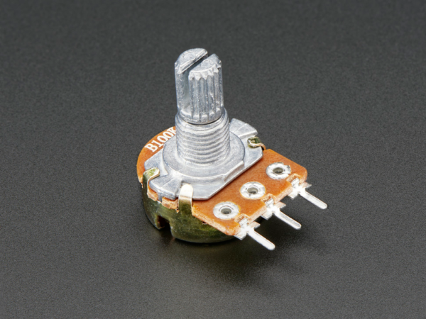Panel Mount 100K potentiometer (Breadboard Friendly) - 100KB