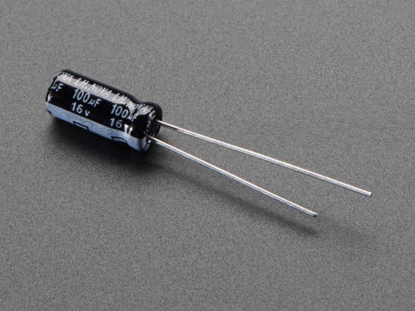 100uF 16V Electrolytic Capacitors - Pack of 10