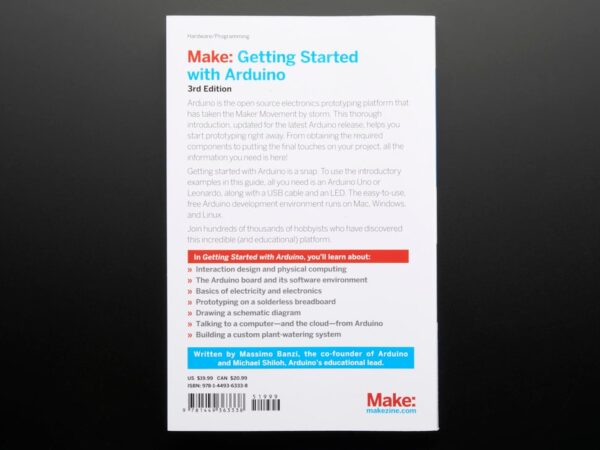 Getting Started with Arduino By Massimo Banzi - 3rd Edition