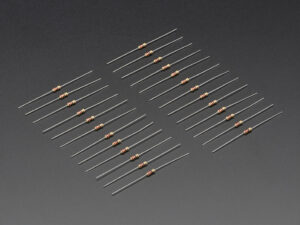 Through-Hole Resistors - 220 ohm 5% 1/4W - Pack of 25
