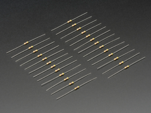 Through-Hole Resistors - 470 ohm 5% 1/4W - Pack of 25