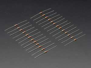 Through-Hole Resistors - 2.2K ohm 5% 1/4W - Pack of 25