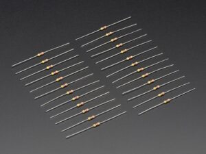 Through-Hole Resistors - 4.7K ohm 5% 1/4W - Pack of 25
