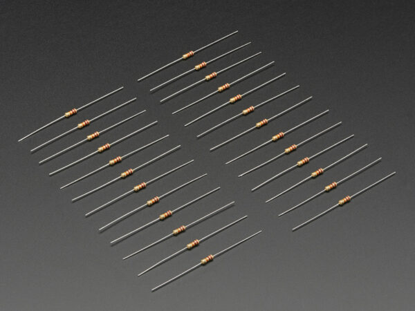 Through-Hole Resistors - 22K ohm 5% 1/4W - Pack of 25