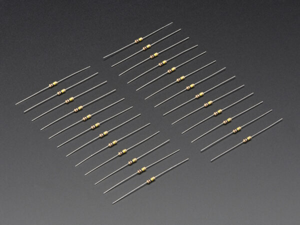 Through-Hole Resistors - 100K ohm 5% 1/4W - Pack of 25