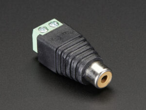 RCA (Composite Video, Audio) Female Jack Terminal Block