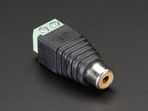 RCA (Composite Video, Audio) Female Jack Terminal Block