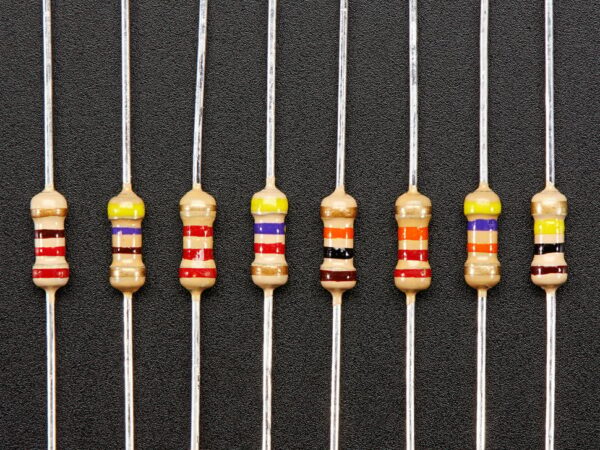 Through-Hole Resistors - 100 ohm-100K ohm - 5% 1/4W - Packs of 25