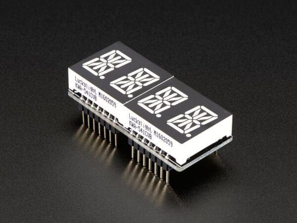 0.54" Quad Alphanumeric FeatherWing Display - Green