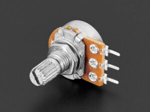 Panel Mount 10K Log Potentiometer (Breadboard Friendly) - 10K Log