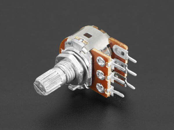 Panel Mount 10K Dual Linear Potentiometer - 10K Dual Linear