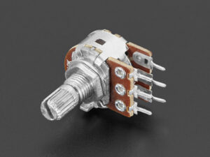 Panel Mount 10K Dual Log Potentiometer - 10K Dual Log