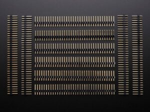 Break-away 0.1" 36-pin strip male header - Black - 10 pack