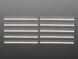 Break-away 0.1" 36-pin strip male header - White - 10 pack