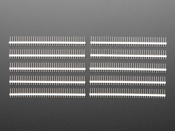 Break-away 0.1" 36-pin strip male header - White - 10 pack