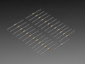 Through-Hole Resistors - 1.0K ohm 5% 1/4W - Pack of 25