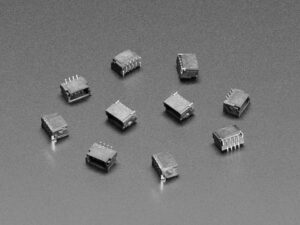 1mm 4-pin Vertical Connector - JST SH Compatible - 10 pack - Qwiic Compatible