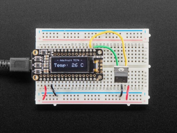 Breadboard Friendly I2C Temperature Sensor - TC74A0 - TC74A0-5.0VAT