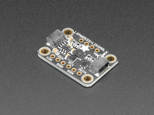 LSM6DS33 + LIS3MDL - 9 DoF IMU with Accel / Gyro / Mag - STEMMA QT Qwiic
