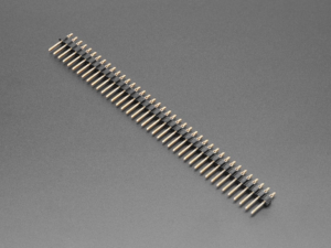 Solderless Press-Fit Male Pin Header - 2.54mm / 0.1" Pitch