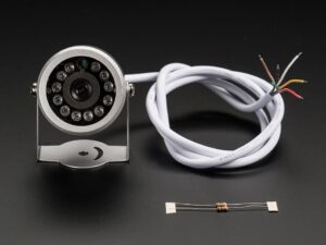 613-00.jpg Weatherproof TTL Serial JPEG Camera with NTSC Video and IR LEDs