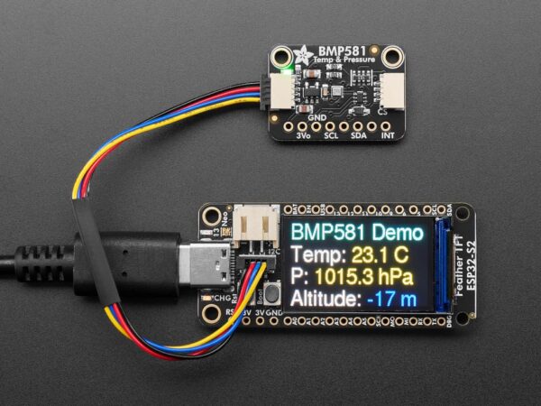 BMP581 I2C or SPI Temperature and Pressure Sensor - STEMMA QT