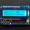716-06.jpg RGB LCD Shield Kit w/ 16x2 Character Display - Only 2 pins used! - POSITIVE DISPLAY