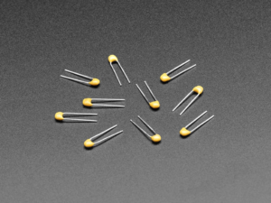 0.1uF ceramic capacitors - 10 pack
