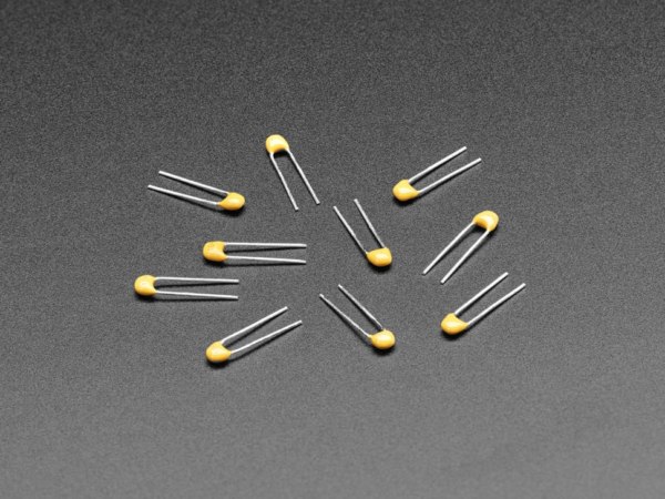 0.1uF ceramic capacitors - 10 pack