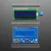 772-02.jpg LCD Shield Kit w/ 16x2 Character Display - Only 2 pins used! - BLUE AND WHITE