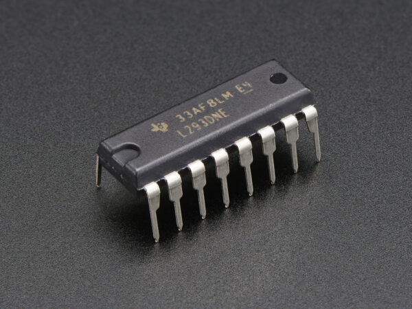 807-01.jpg Dual H-Bridge Motor Driver for DC or Steppers - 600mA - L293D