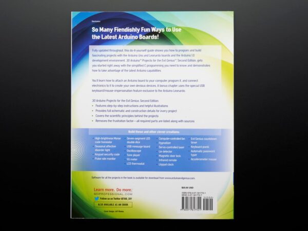 30 Arduino Projects for the Evil Genius by Simon Monk - 2nd Ed.
