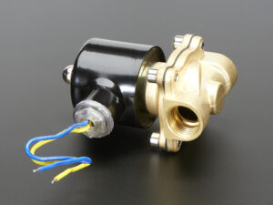 Brass Liquid Solenoid Valve - 12V - 1/2 Inch G / BSP Thread